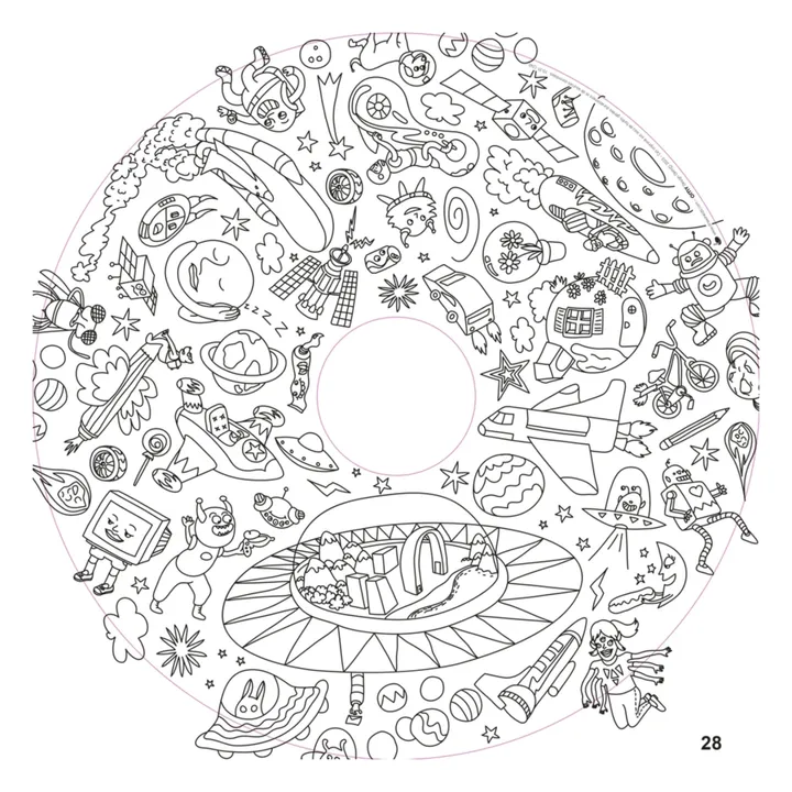 Drawin'Kids Recharge 20 feuilles Drawin'kids x OMY | Blanc