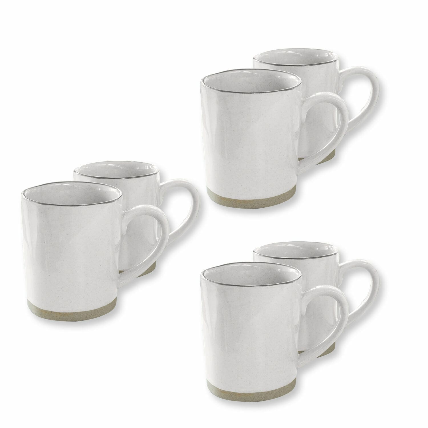Tasse 6er Set Biarré weiß