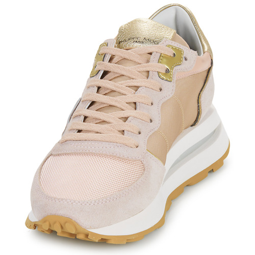 Philippe Model - TROPEZ HAUTE LOW WOMAN Beige / Rosa / Oro