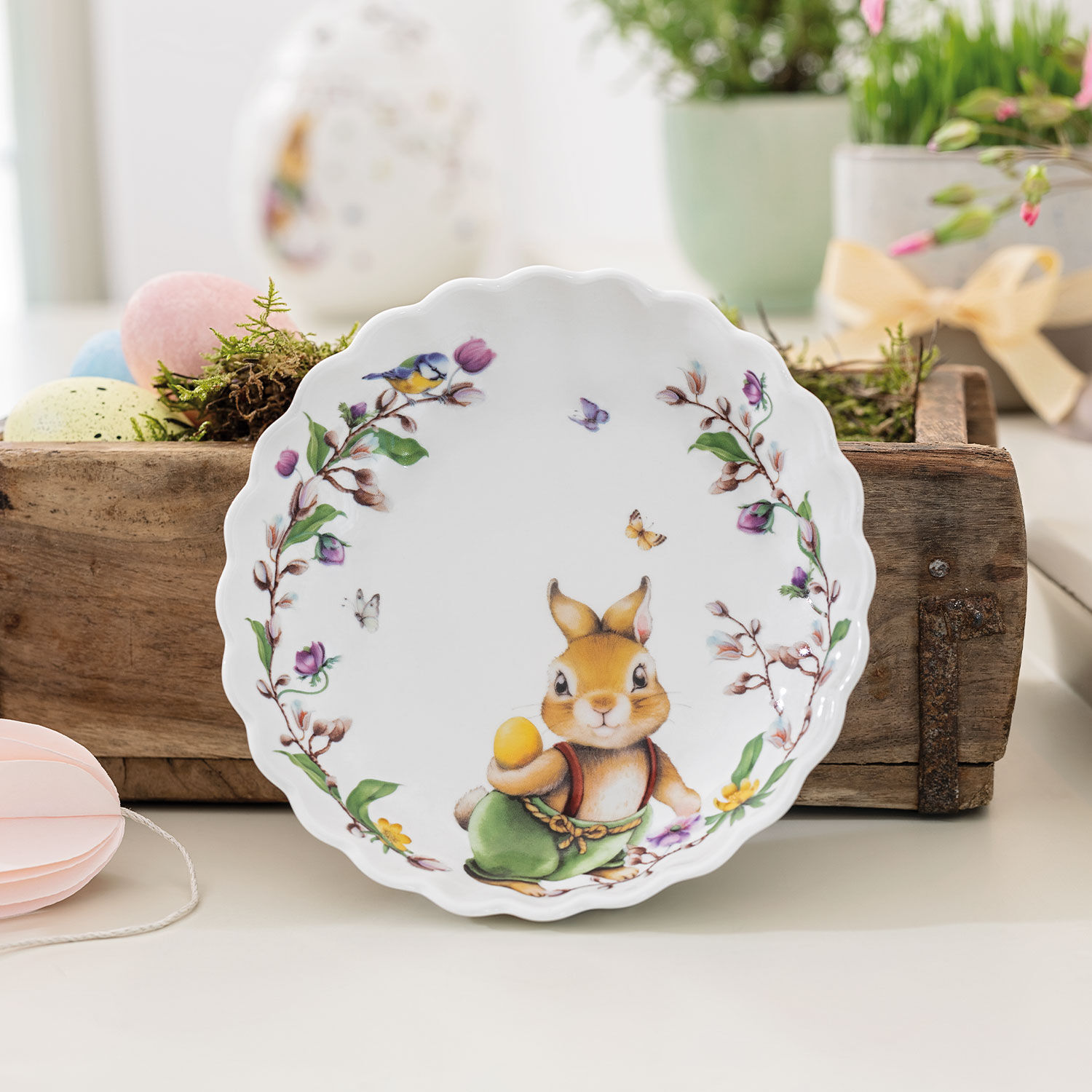 Spring Fantasy Dessert bowl Multi-colored, Premium Porcelain