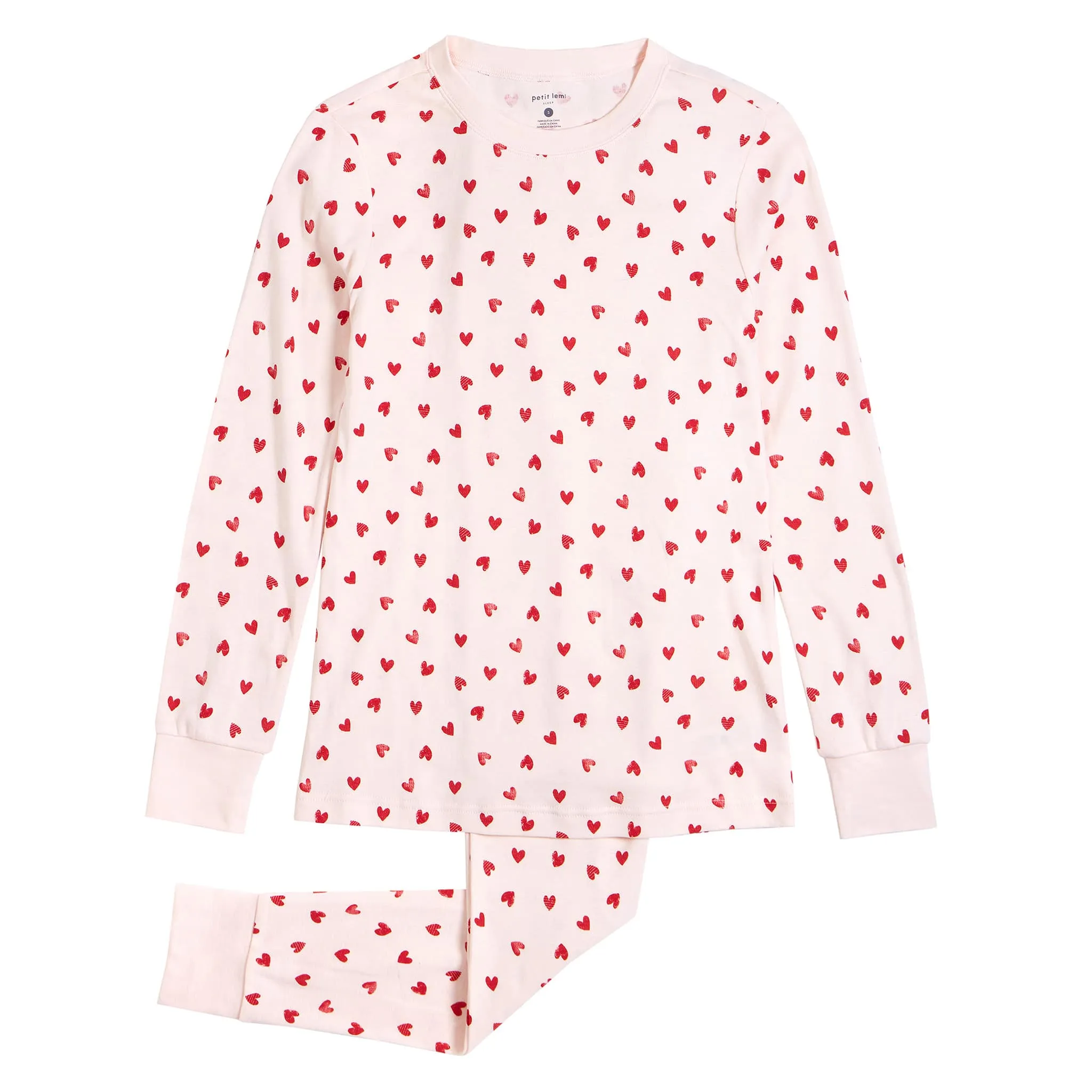 Maman par Petit Lem Pyjama Coeurs Adulte