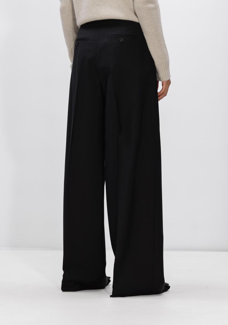 zwarte rohe broeken relaxed drawstring trousers