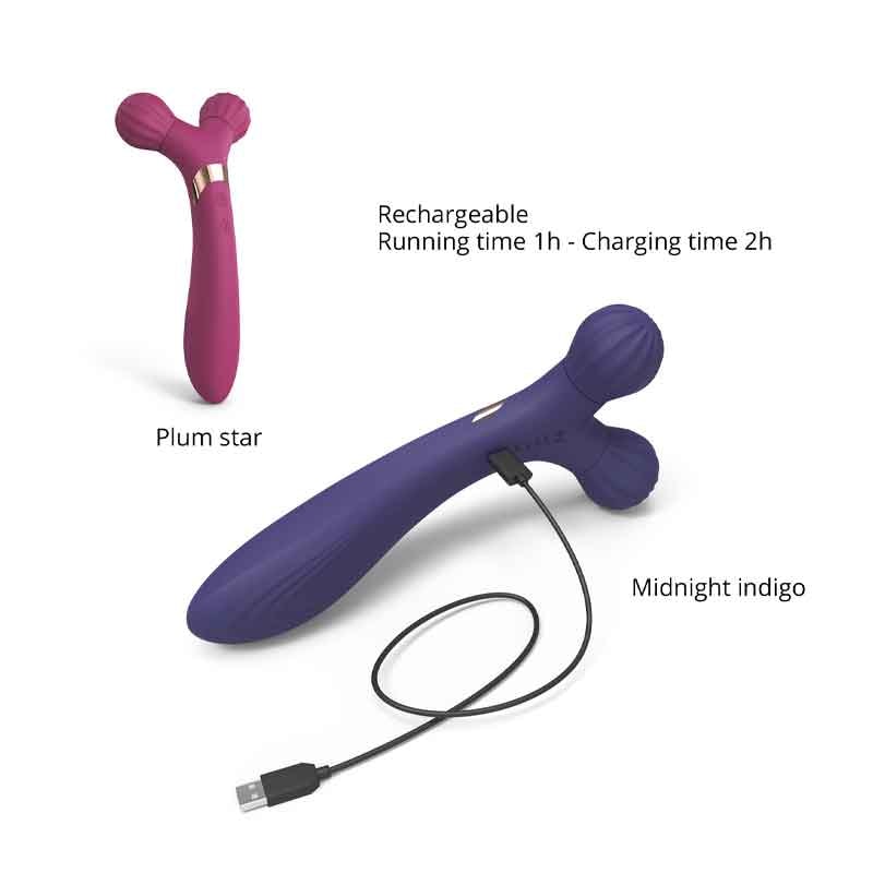 Vibromasseur - Fireball - Midnight Indigo