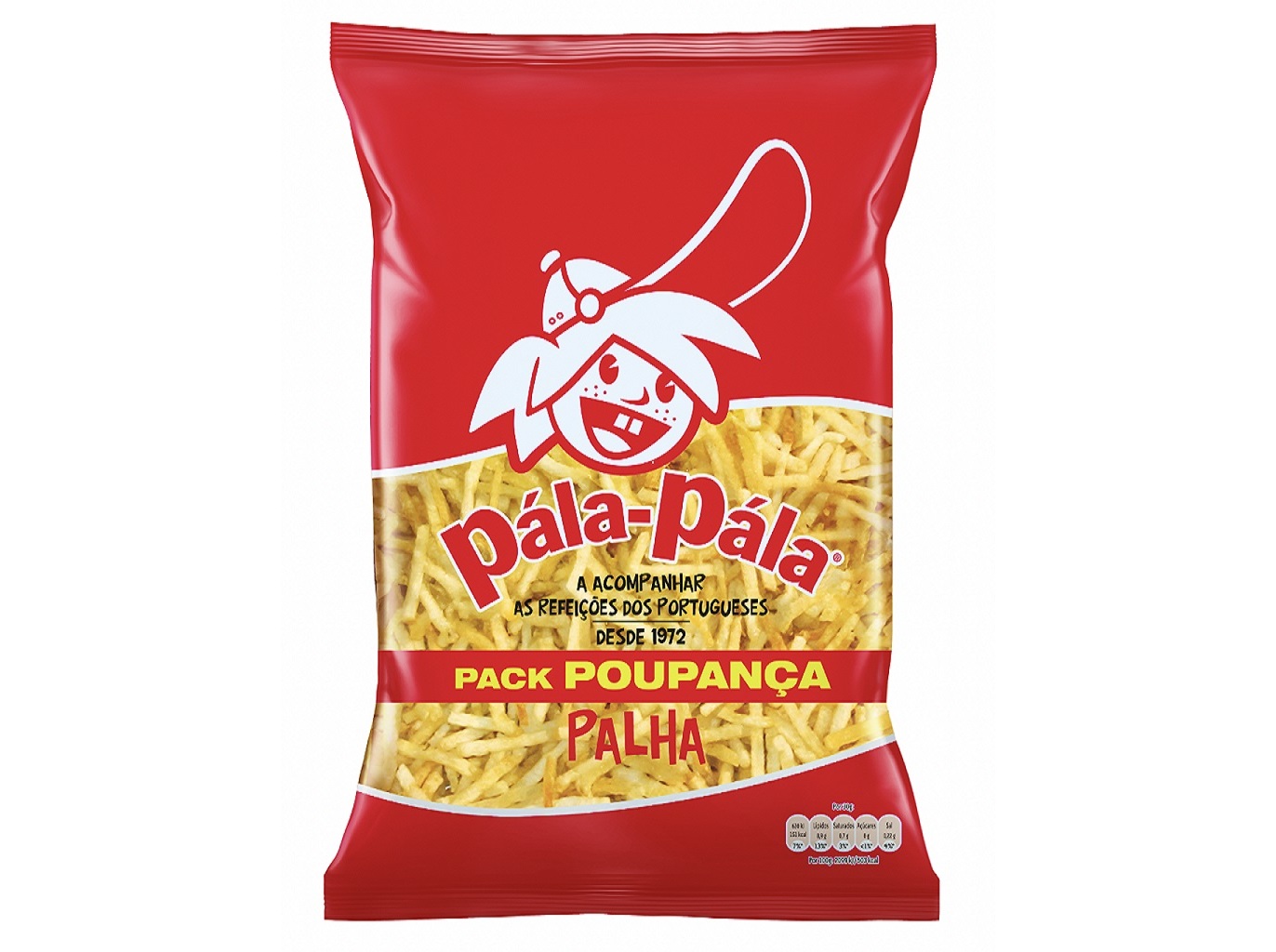 BATATAS FRITAS PALHA PÁLA-PÁLA PALHA 365G