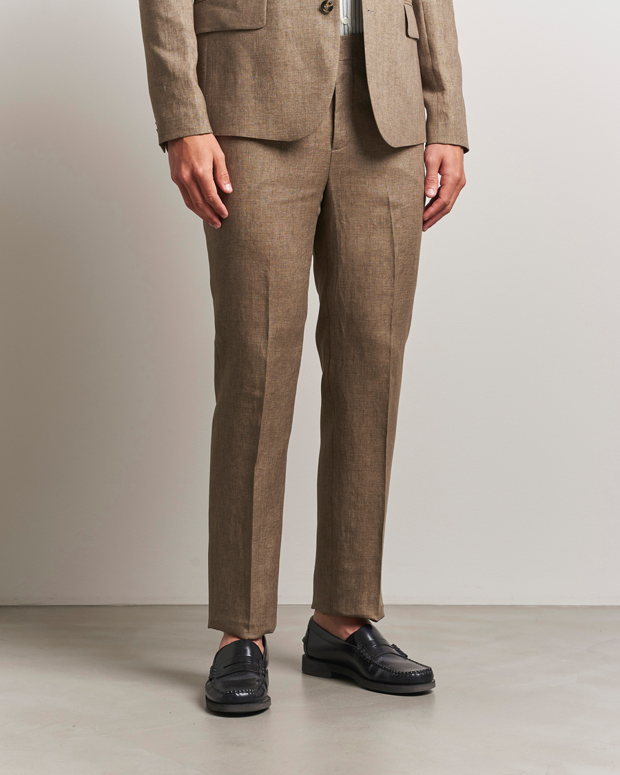 J.Lindeberg Lois Super Linen Pants Nutmeg