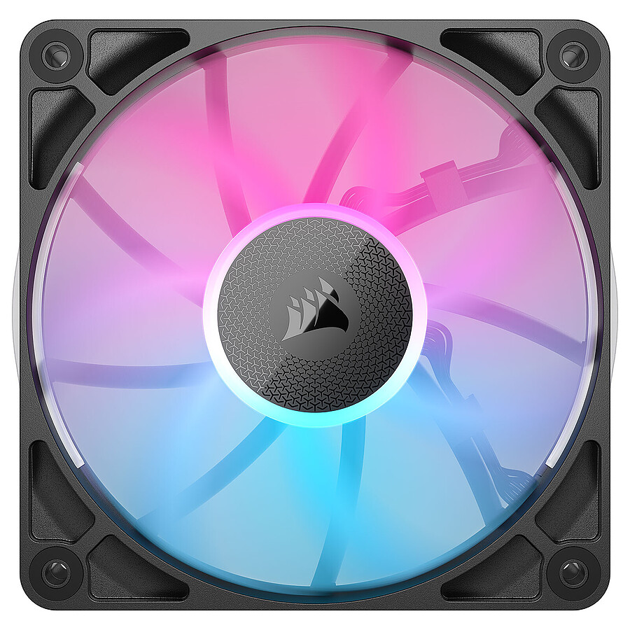 Corsair RX140 RGB Dual Pack - Noir