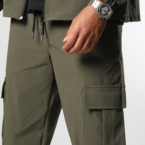 Lot De 2 Pantalons Cargo 10701336 Beige Vert Kaki