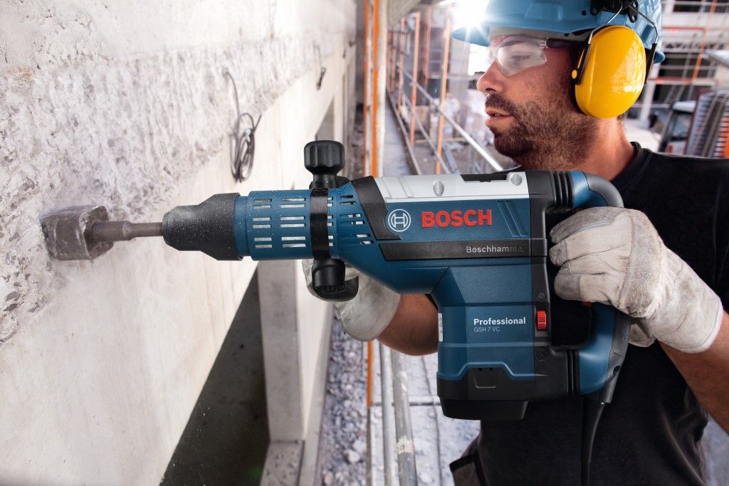 Bosch GSH 7 VC Breekhamer in Koffer - 0611322000