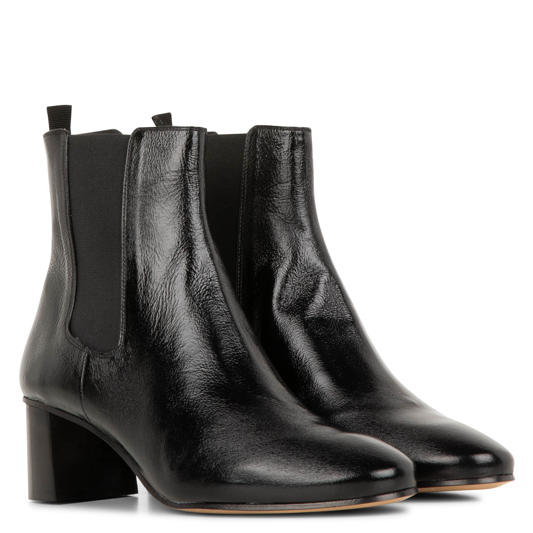 BOTTINES 402 - Bottines en cuir verni | Noir