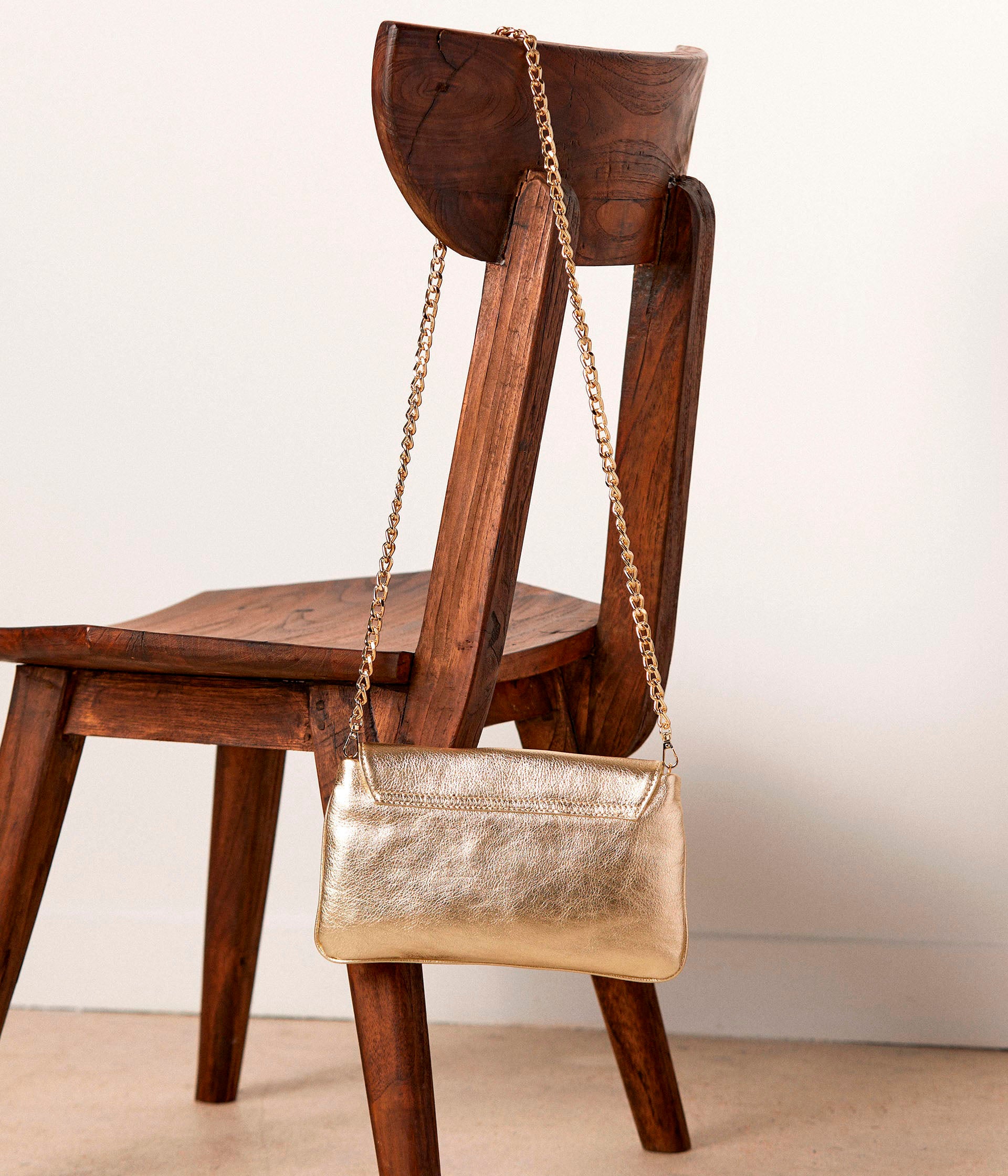 Sac cuir doré Martine
