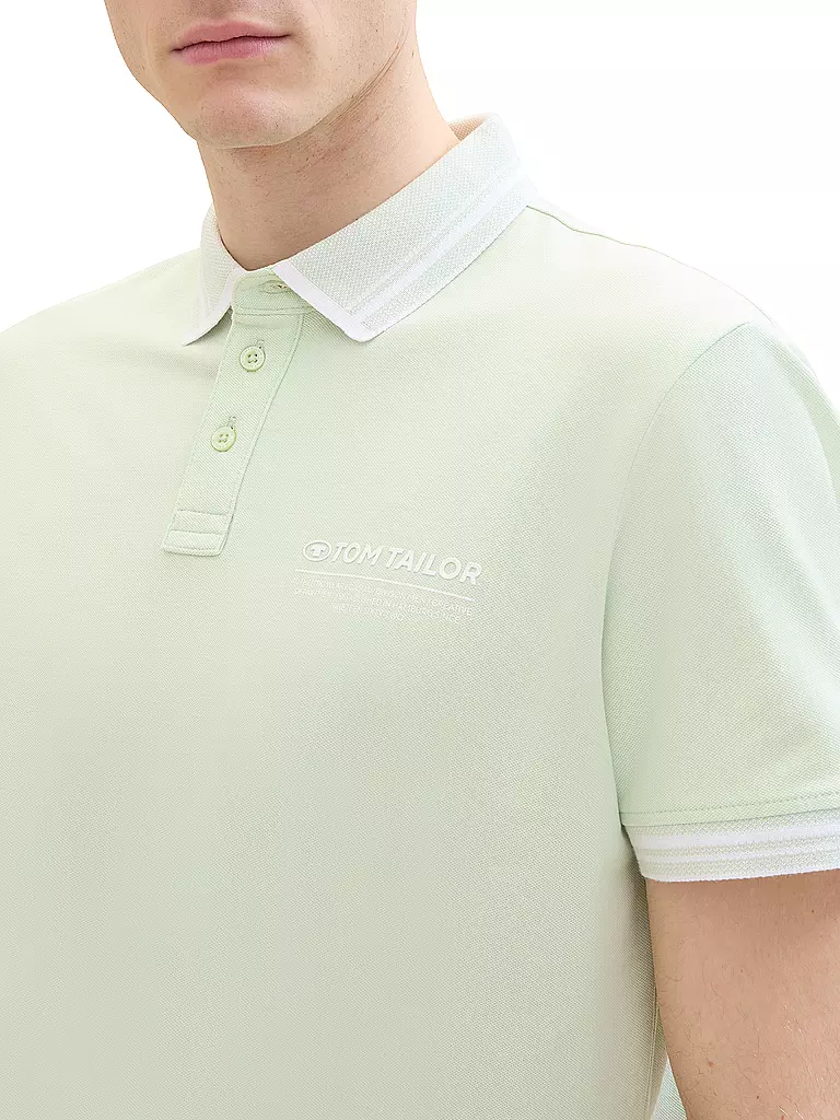 TOM TAILOR Poloshirt grün