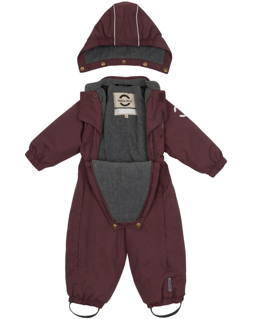 Schneeanzug BABY SOLID in huckleberry