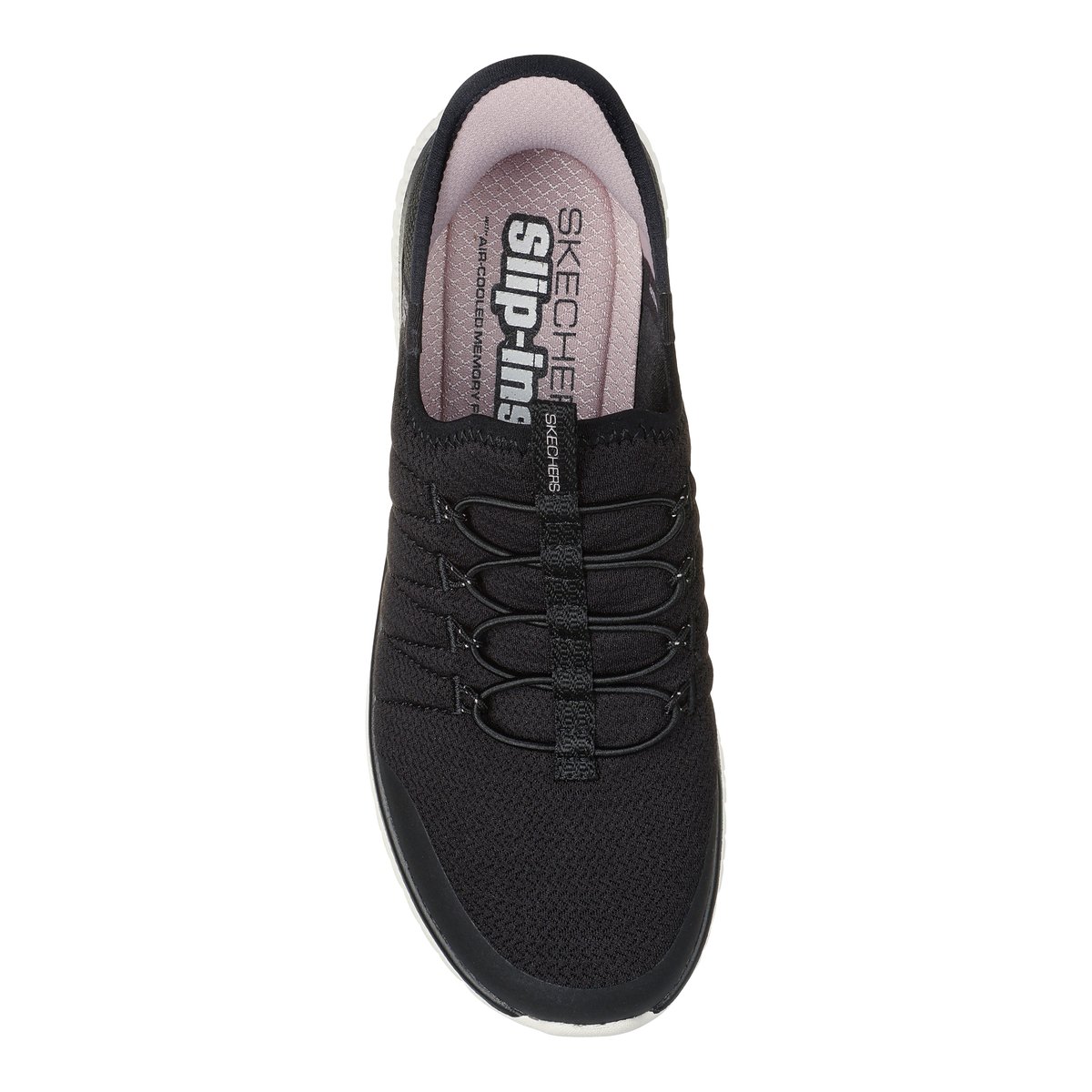 2X les points-Virtue_glow-Baskets - Talon plat - Noir