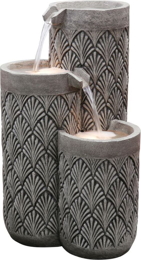 Intratuin waterornament Salo grijs 40 x 40 x 66 cm