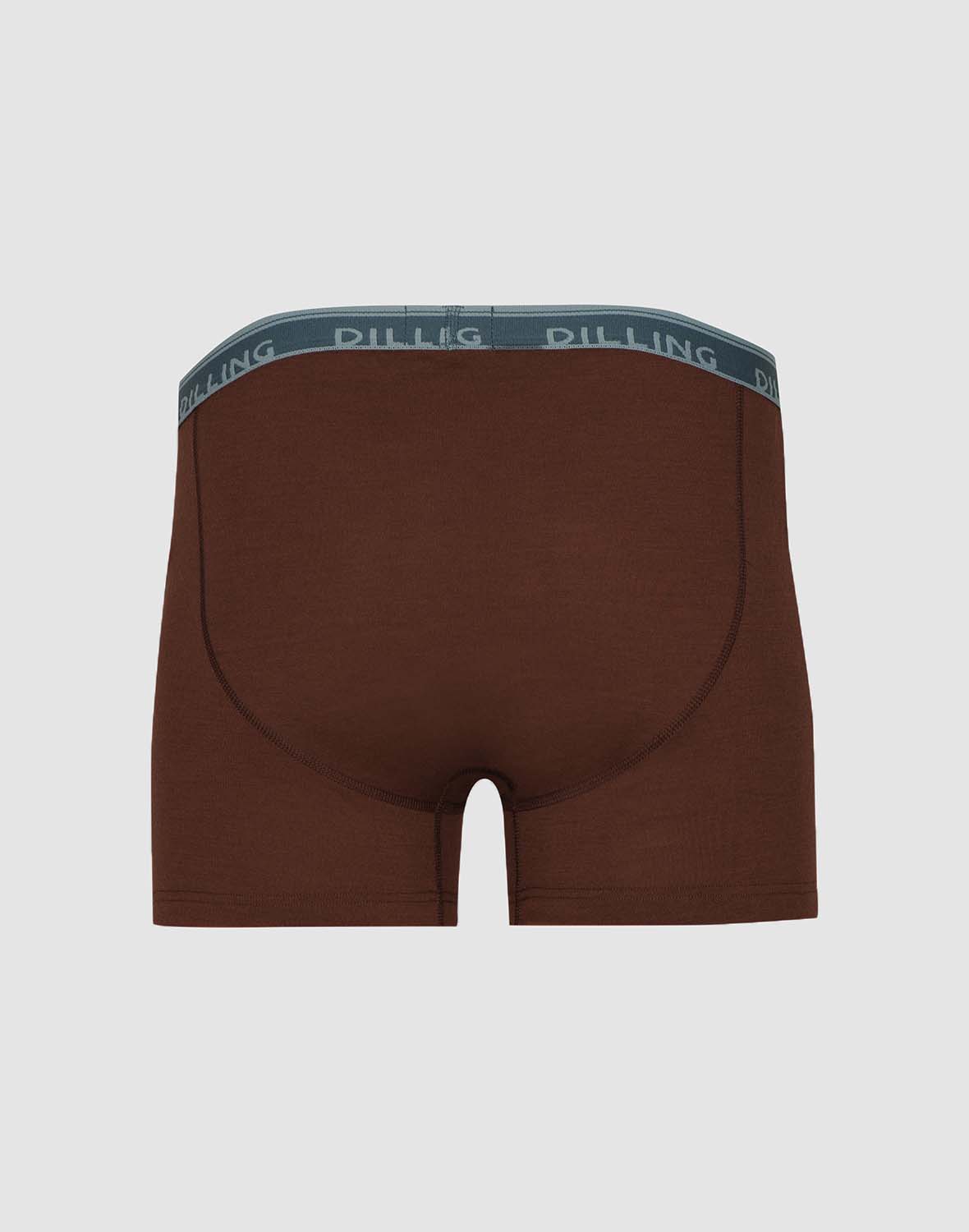 Boxershort van merinowol voor heren in Merlot