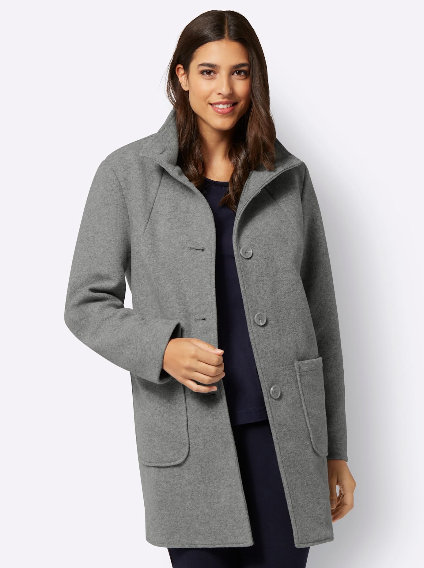 Classic Basics Langjacke ohne Kapuze