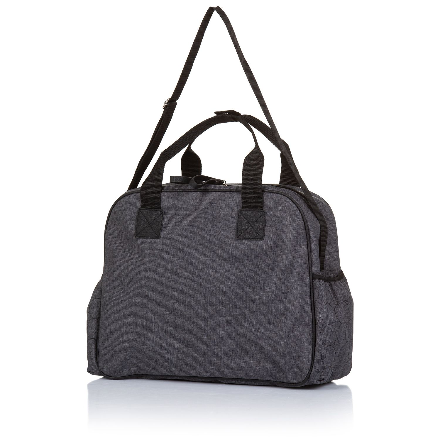 Chipolino Wickeltasche Handtasche universal, Wickelunterlage Reißverschluss grau