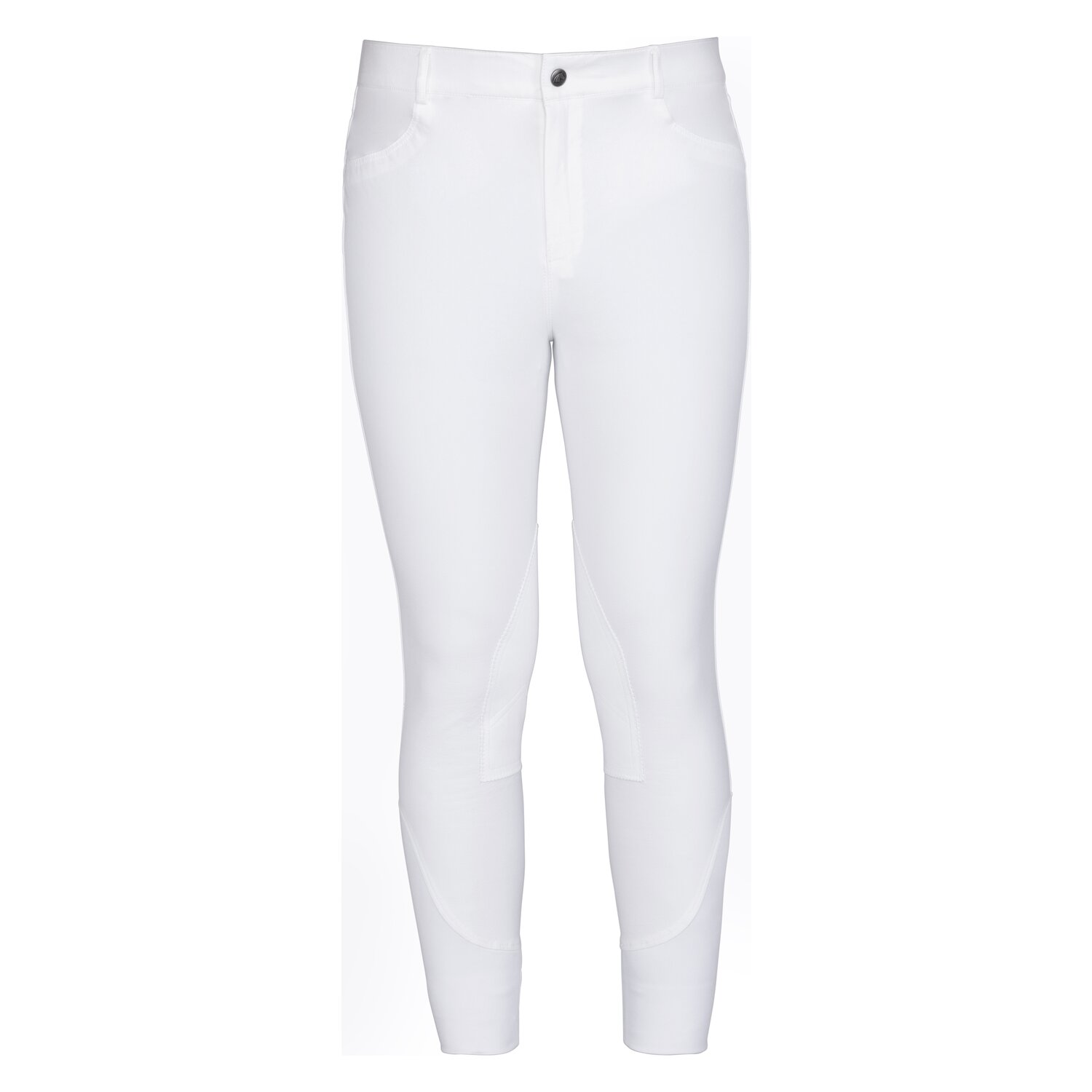 black forest Kniebesatzreithose - white