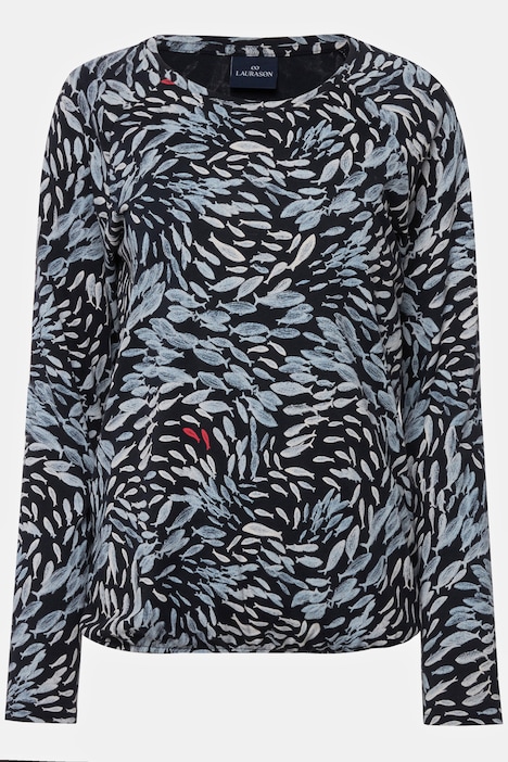 T-Shirt, Fische Print, OEKO-TEX