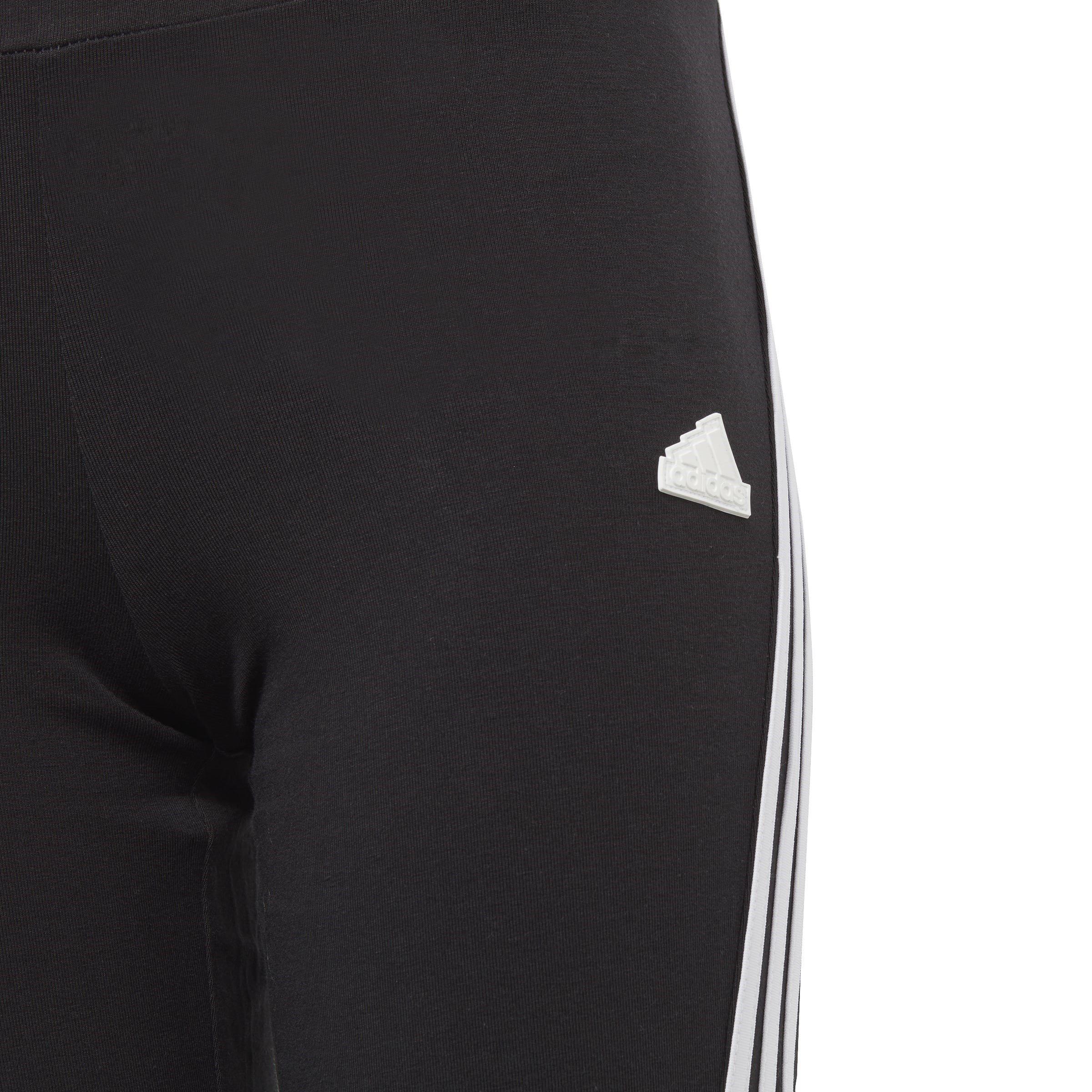 adidas Future Icons 3-Stripes Cotton Flared Leggings Juniors