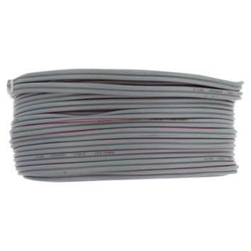 Q-Link luidsprekersnoer 2x0.25mm 25 meter grijs