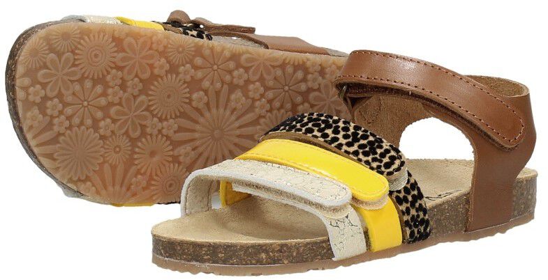 Keq Meiden Sandalen cognac