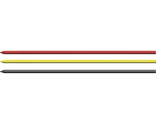 Pica Dry vervangingsloodset, 8 stuks, grafiet/rood/geel