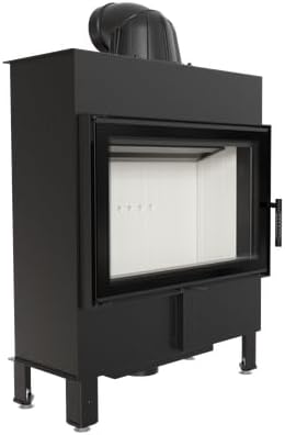 Kamineinsatz aus Stahl Lucy Slim 10 kW Ø 160