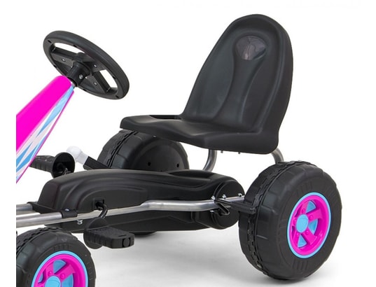MILLY MALLY - Véhicule à pédales Kart à pédales viper - couleur rose