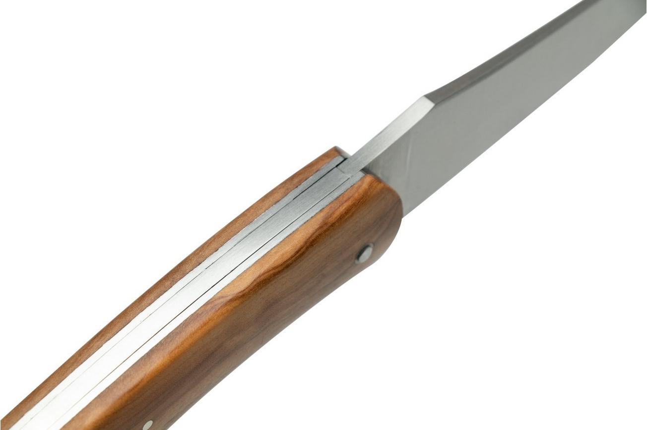 Laguiole en Aubrac Camembert Olive CAM99OLI olijfhout, zakmes