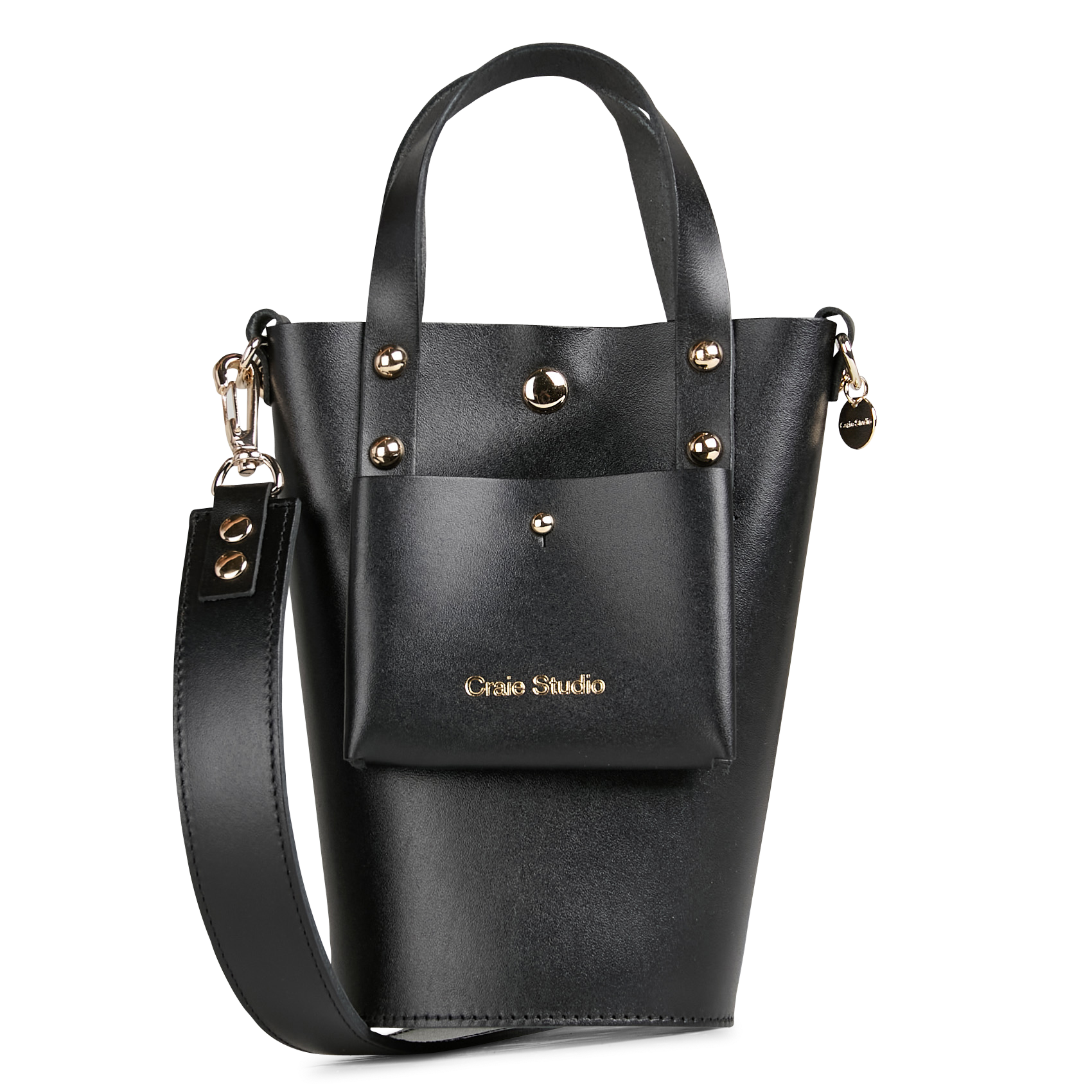NONO - Sac seau en cuir | Noir