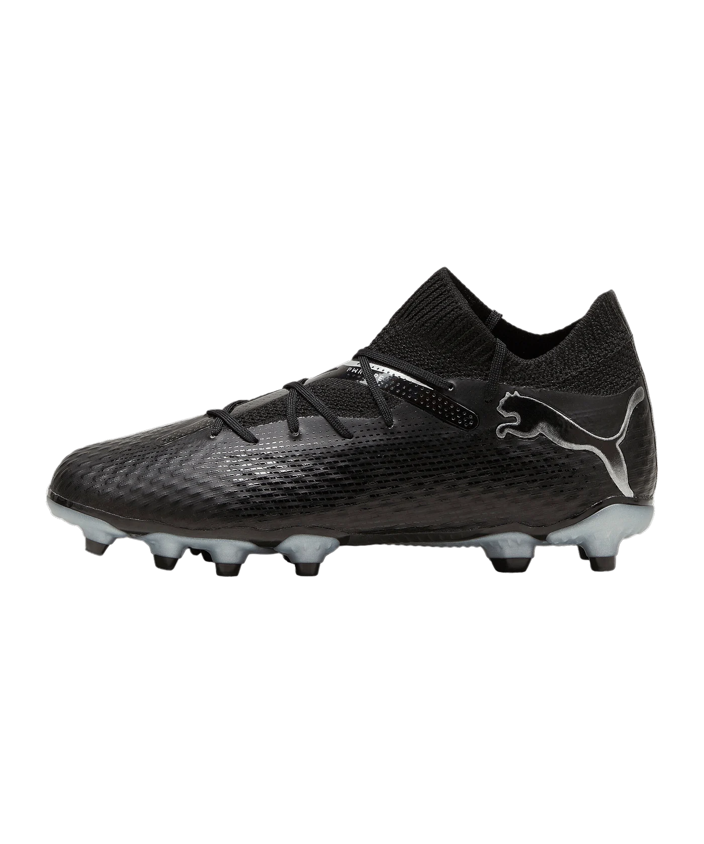 PUMA FUTURE 7 Pro FG/AG Eclipse Jr Kids Schwarz Silber F02