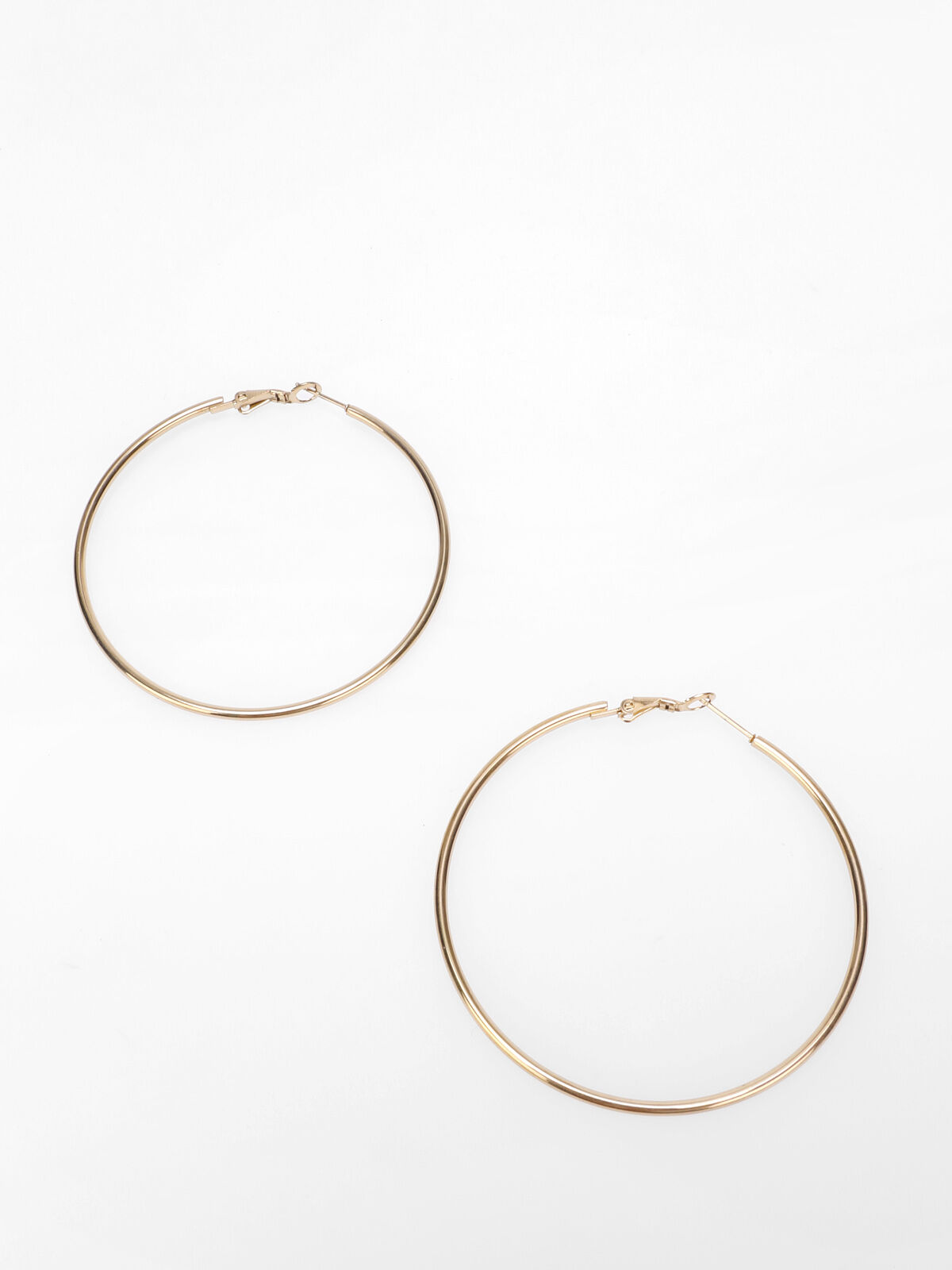 Boucles d'oreilles créoles- Doré