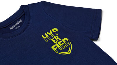 Hyperfied Neo Logo T-Shirt, Medieval Blue