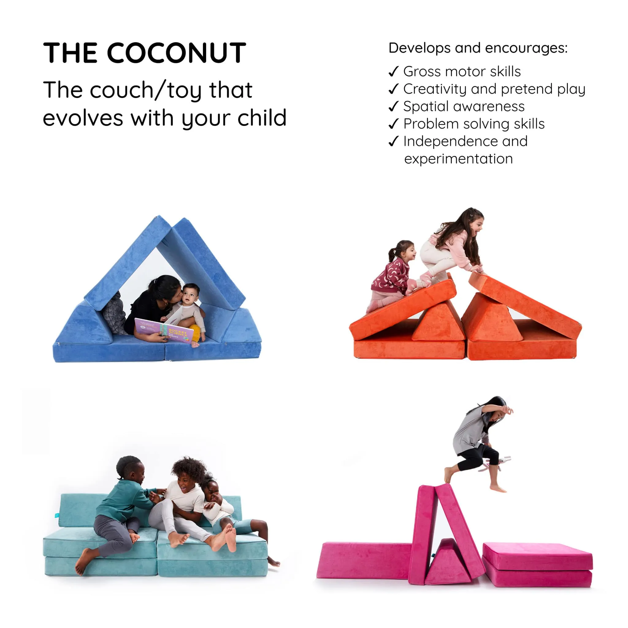 Go Coconut Canapé Modulaire Demi - Midnight Tide