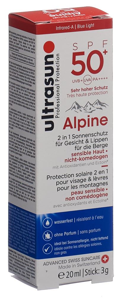 ULTRASUN Alpine SPF 50  20 ml   3 g 1 Stk