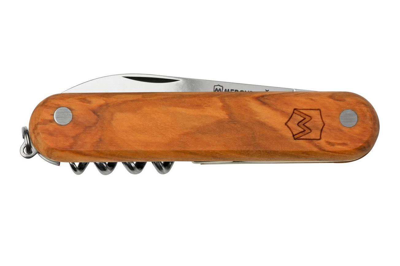 Mercury Multi-Tool Knife 913-3LC Olive Wood, 3 functies, zakmes