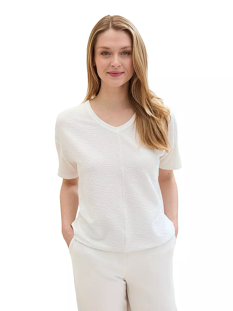 TOM TAILOR T-Shirt  weiss