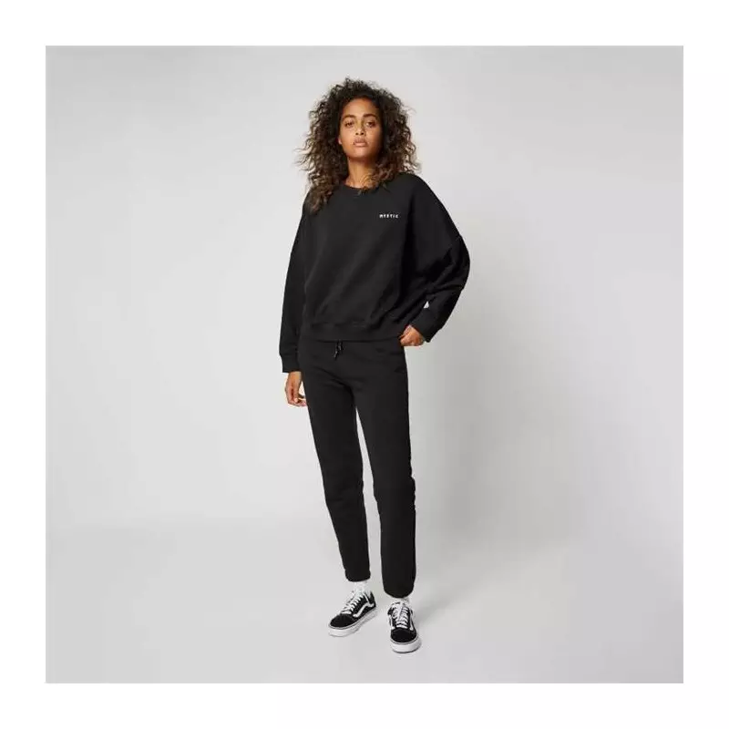 Sweat femme MYSTIC Dropped Shoulder Crew Black
