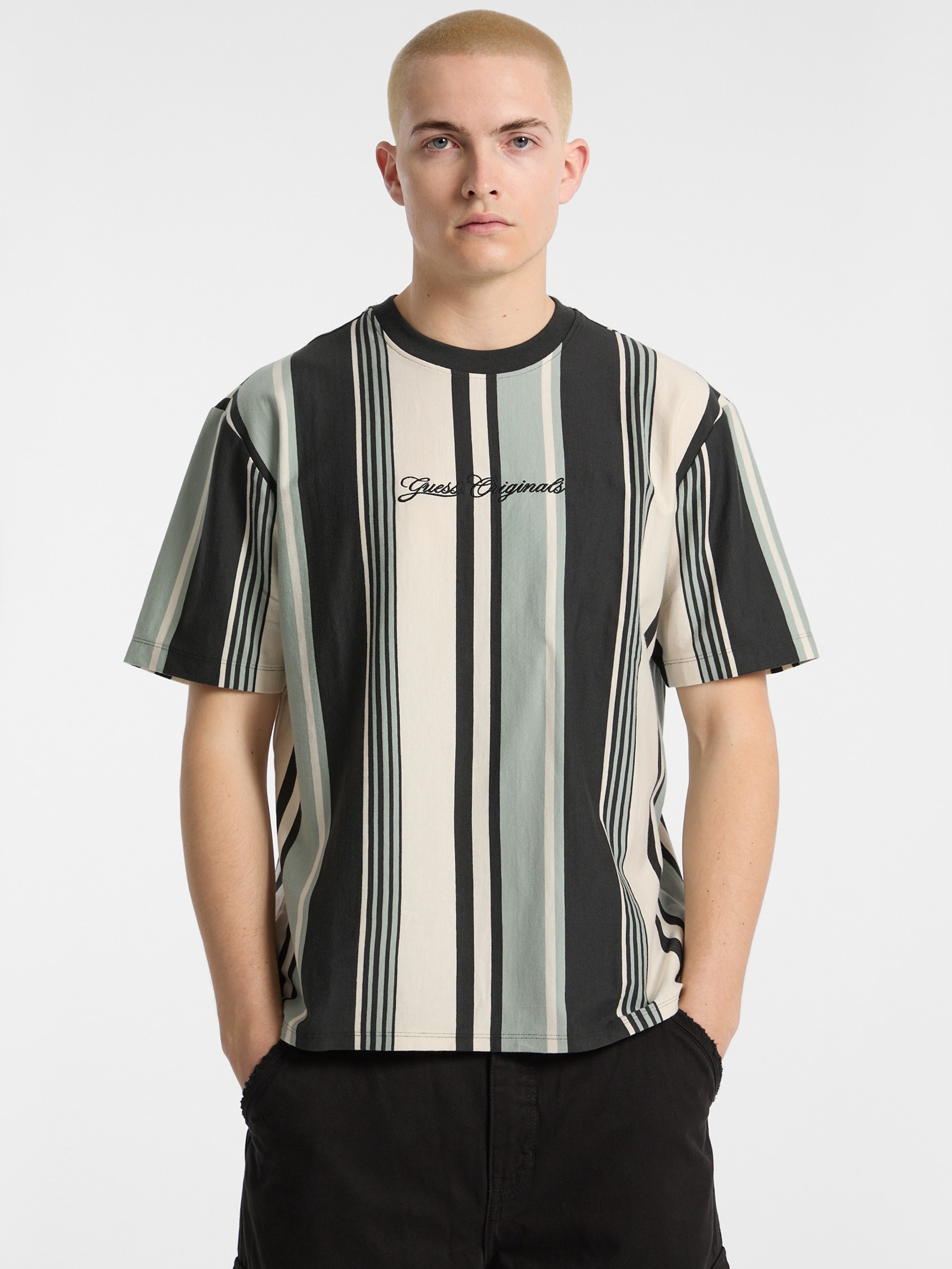 Camiseta GUESS Originals Eco Stripe