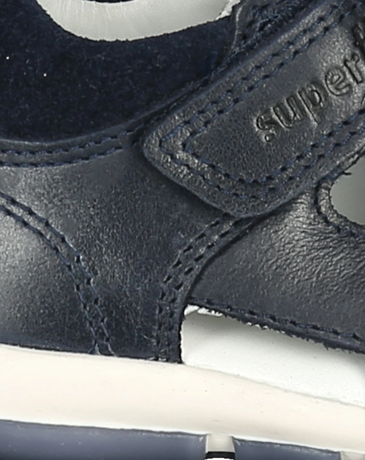 Lauflern-Sandalen FREDDY mit Zehenschutz in blau