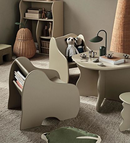 Ferm Living Lounge Stol - Slope - Cashmere