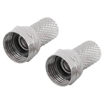 Q-Link coax F-wartel waterdicht 6 mm 2 stuks
