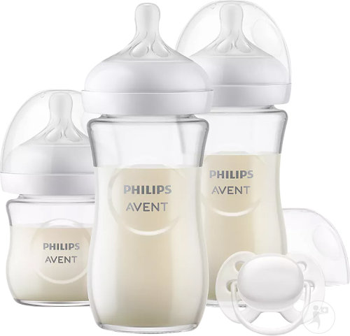 Philips Avent Natural SCD878/11 Coffret De Démarrage Verre 0+ Mois 4 Pièces