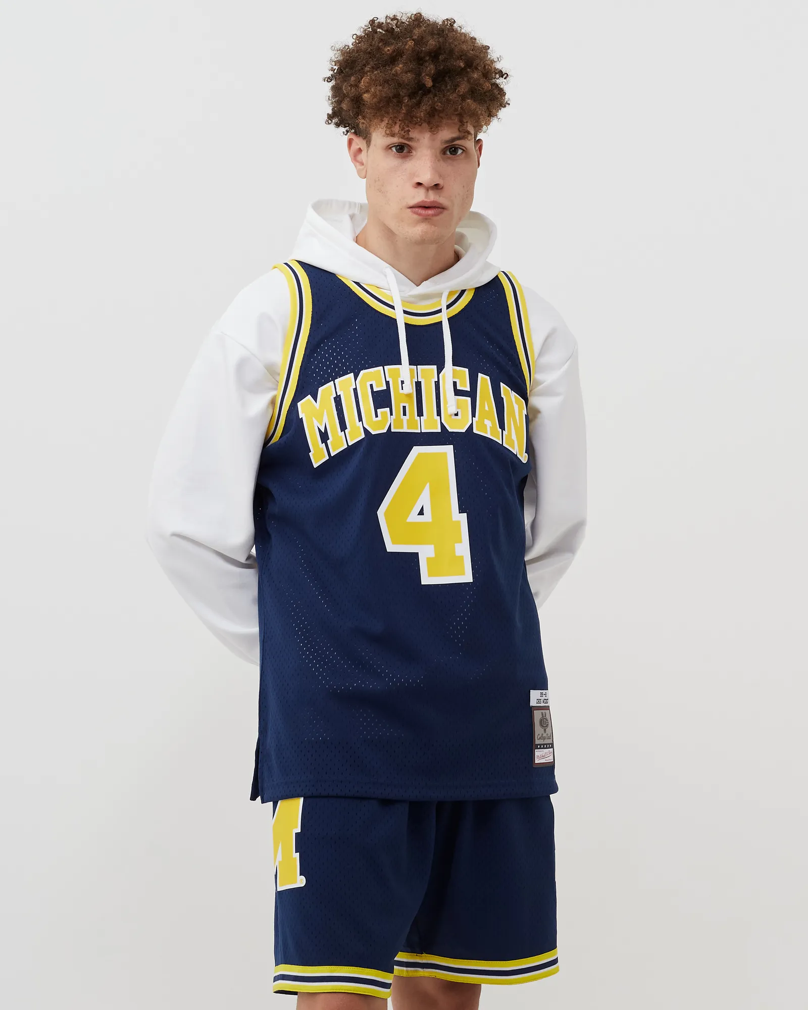 Mitchell & Ness NCAA Swingman Jersey University of Michigan 1991-92 Road CHRIS WEBBER #4