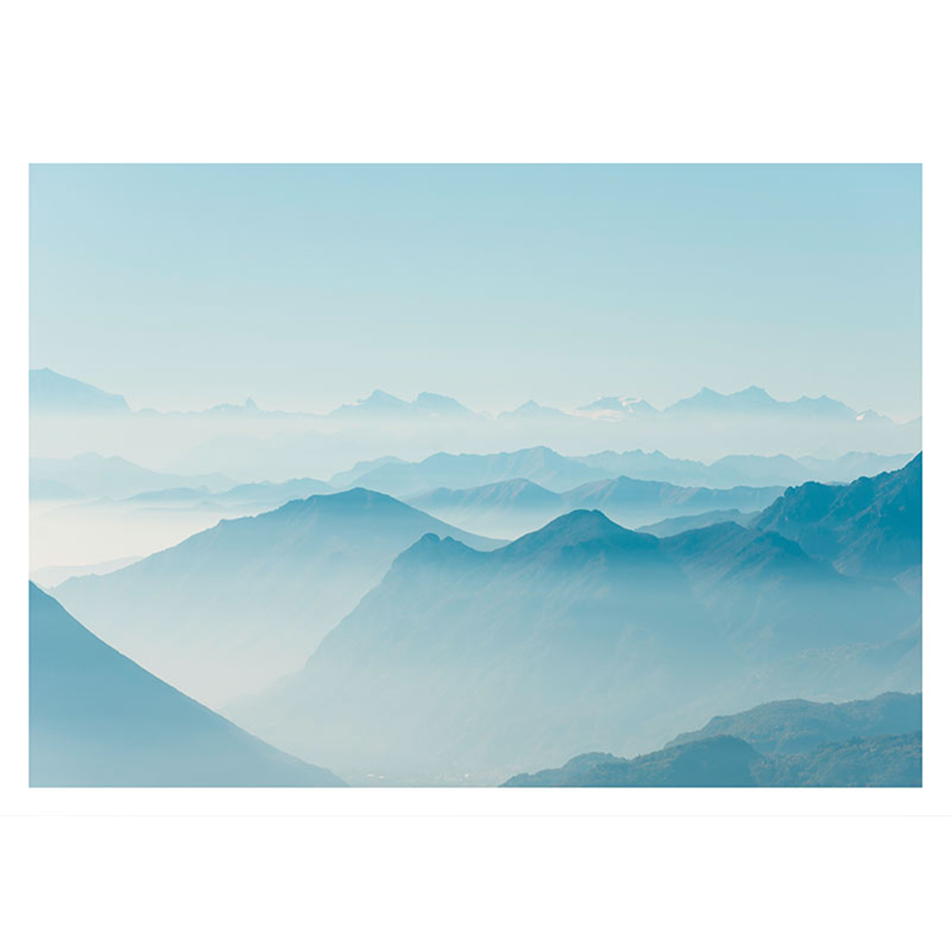 Wandbild MOUNTAINS VIEW - 70x50 cm