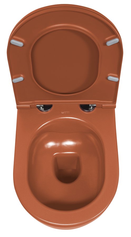 Isvea Infinity toiletpot randloos met softclose zitting terracotta