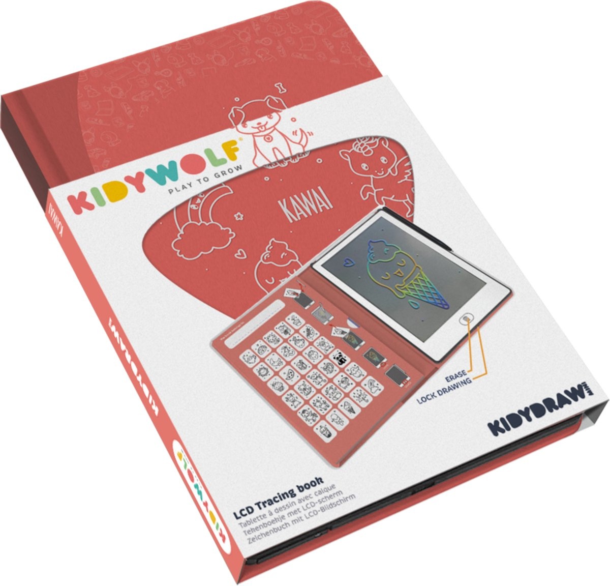 KidyWolf Kidywolf Kidydraw mini Tekenblok Kawaii