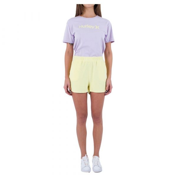 Hurley Oceancare Sweat Shorts Amarelo M Mulher