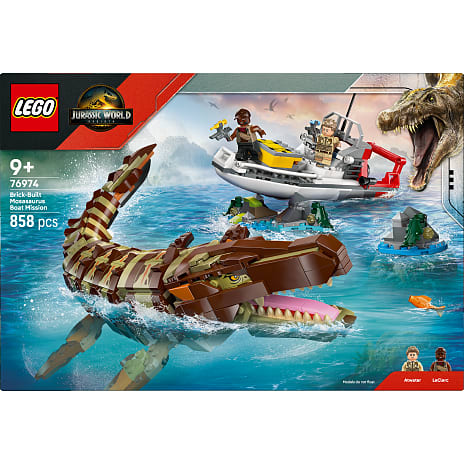 LEGO Jurassic World Bådmission: Klodsbygget mosasaur 76974